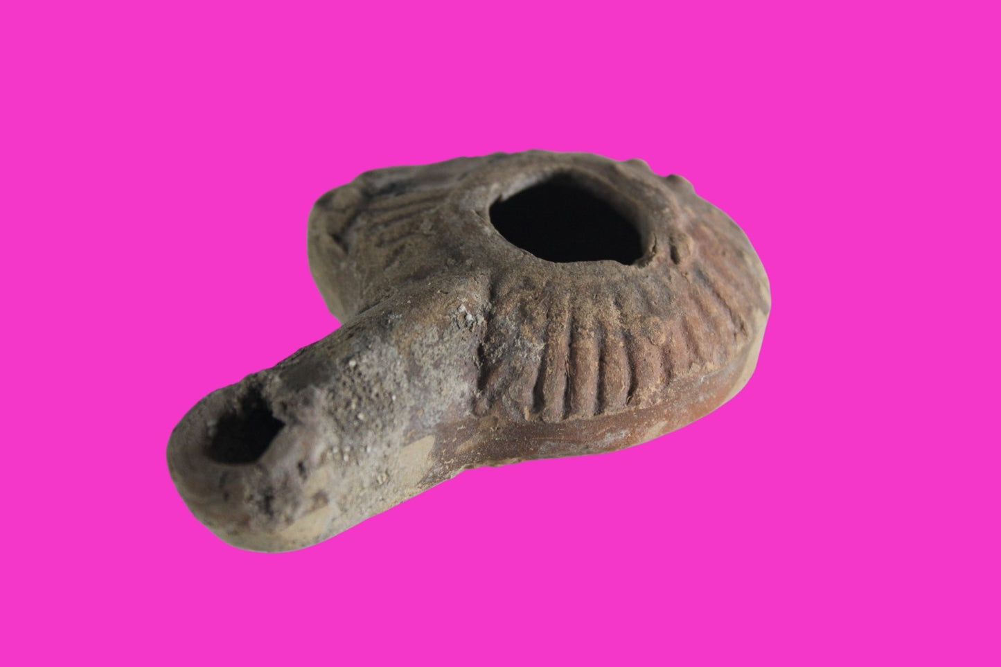Holy Land Oil Lamp Ancient Artifact Alexander the Great Era 332-63 BC COA 228