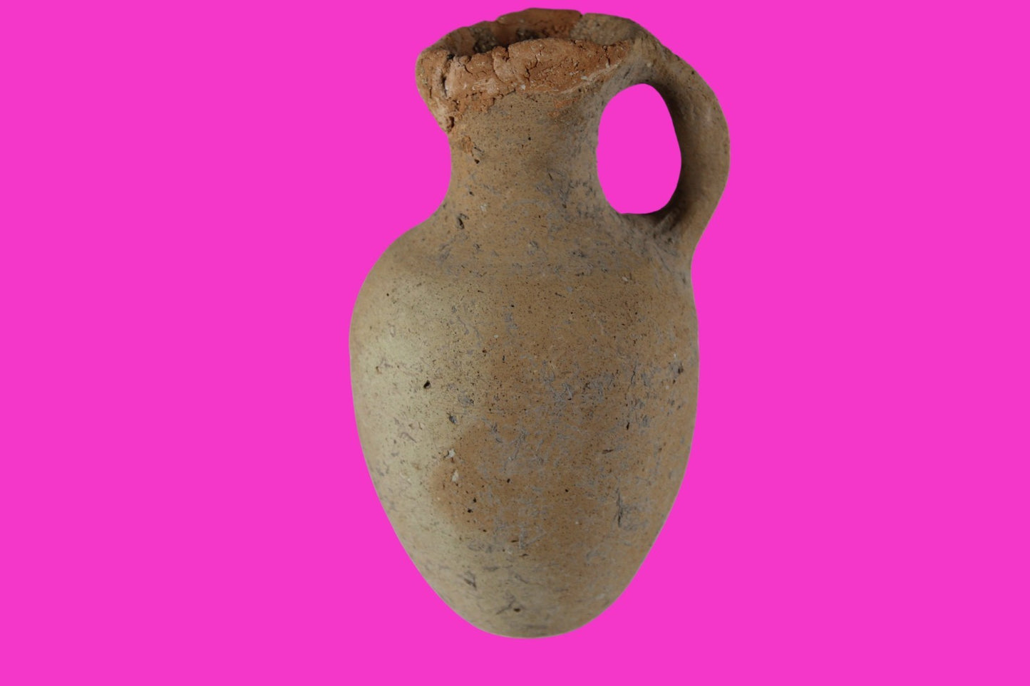 Time of Samson Holy Land Artifact Ancient 3100 Year Old Jug 1200-1000 BC COA 75