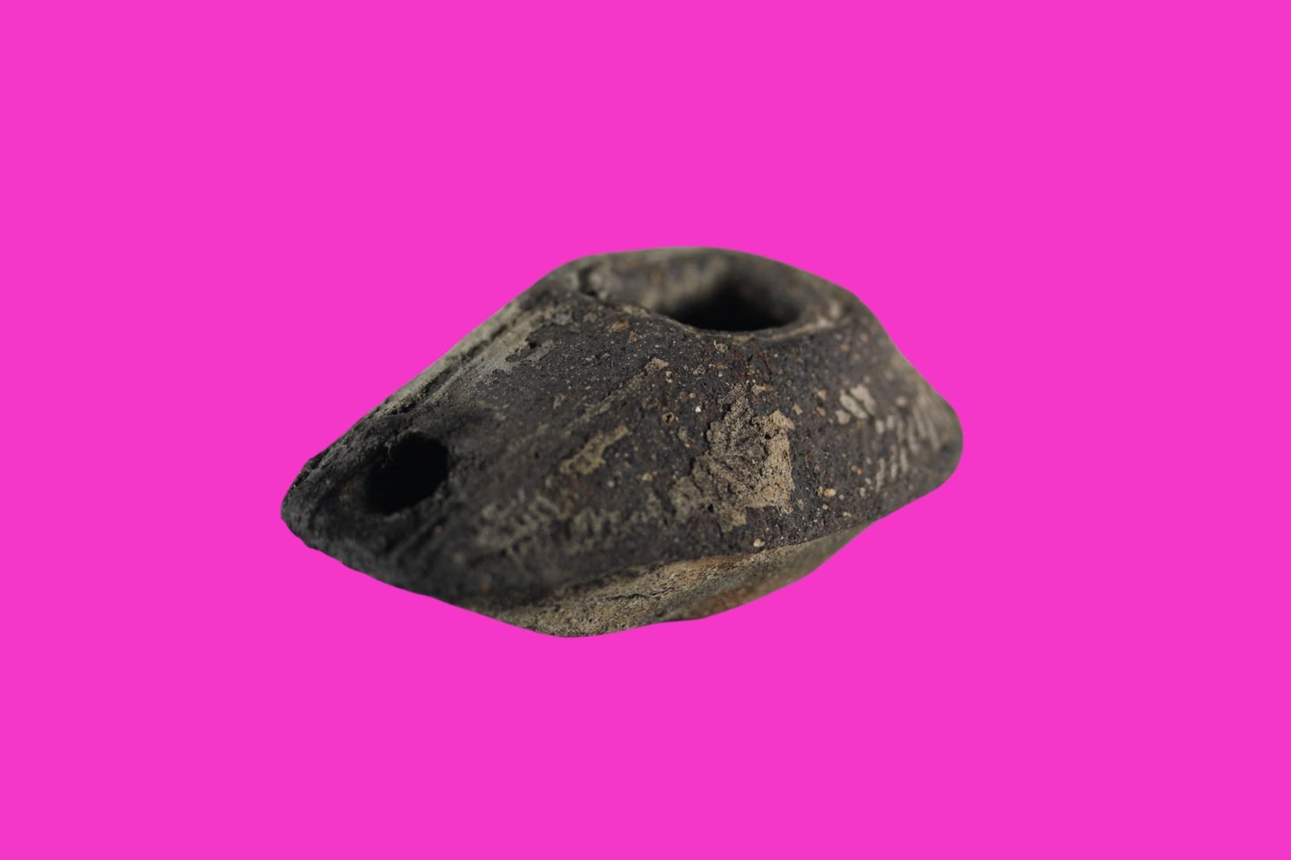Time of the Christians Oil Lamp Ancient Holy Land Artifact 313-636 AD COA 20