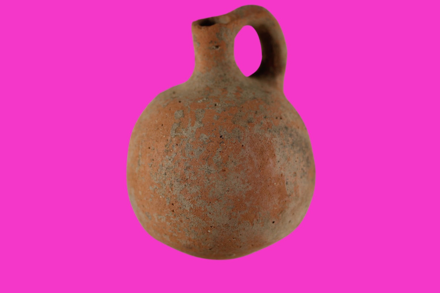 Time of Alexander the Great Holy Land Artifact Ancient Jug 332 BC-63 AD COA 92