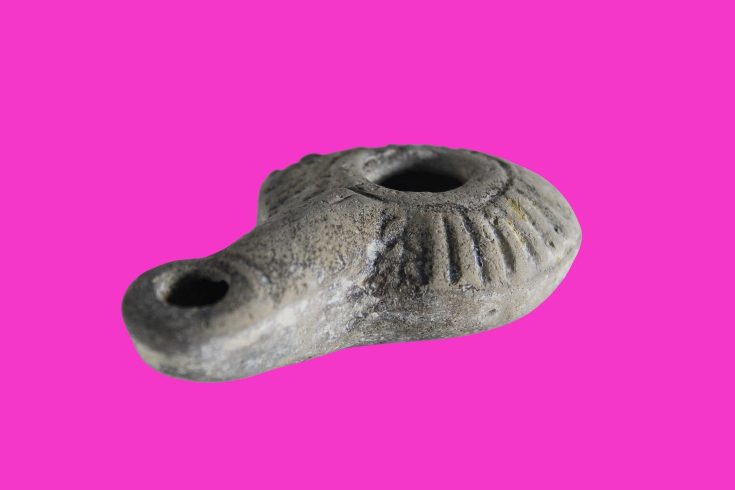 Holy Land Oil Lamp Ancient Artifact Alexander the Great Era 332-63 BC COA 227