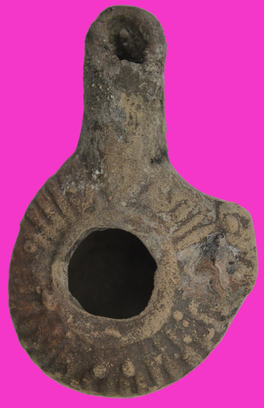 Holy Land Oil Lamp Ancient Artifact Alexander the Great Era 332-63 BC COA 228