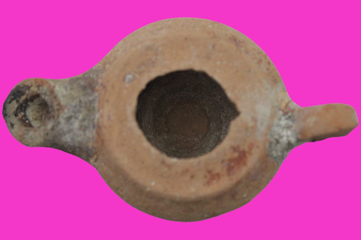 Holy Land Oil Lamp Ancient Artifact Alexander the Great Era 332-63 BC COA 235