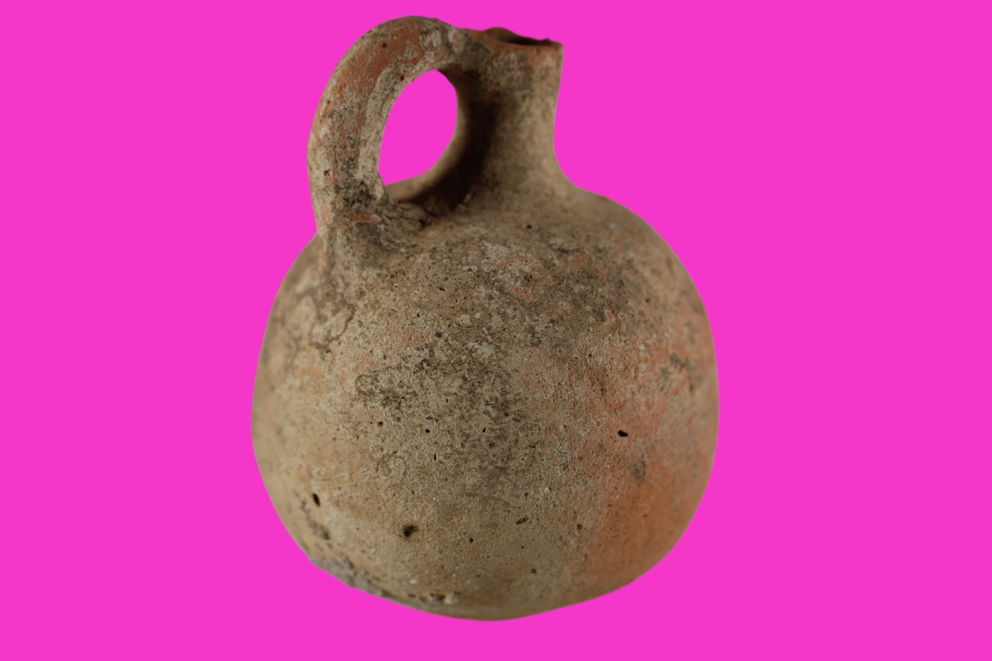 Time of Alexander the Great Holy Land Artifact Ancient Jug 332 BC-63 AD COA 92