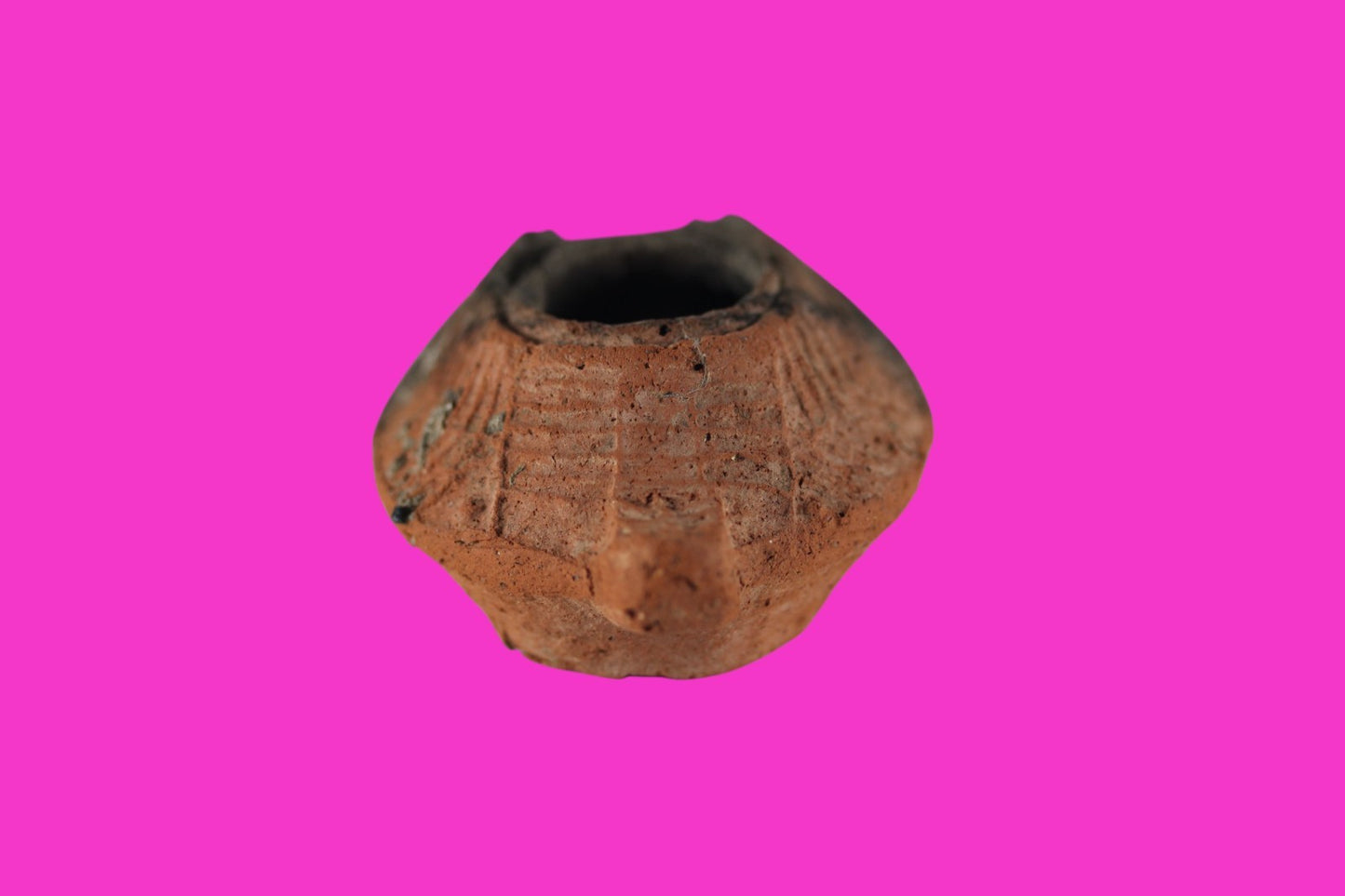 Holy Land Oil Lamp Ancient Artifact Time of the Christians 313-636 AD COA 48