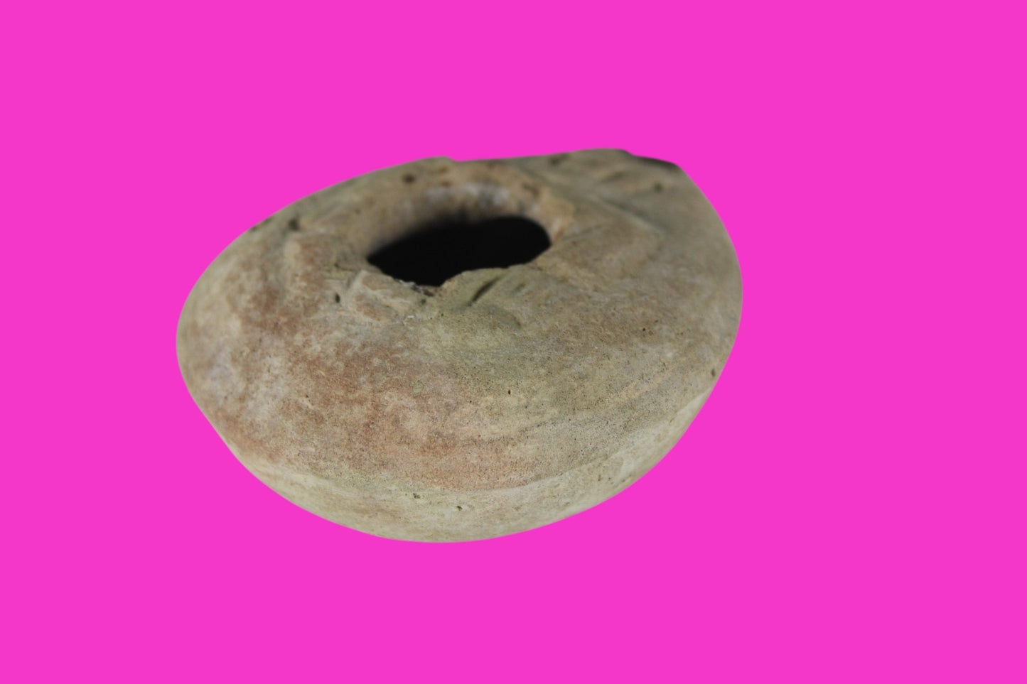 Holy Land Oil Lamp Ancient Artifact Time of Jesus & Apostles 63BC-323AD COA 142