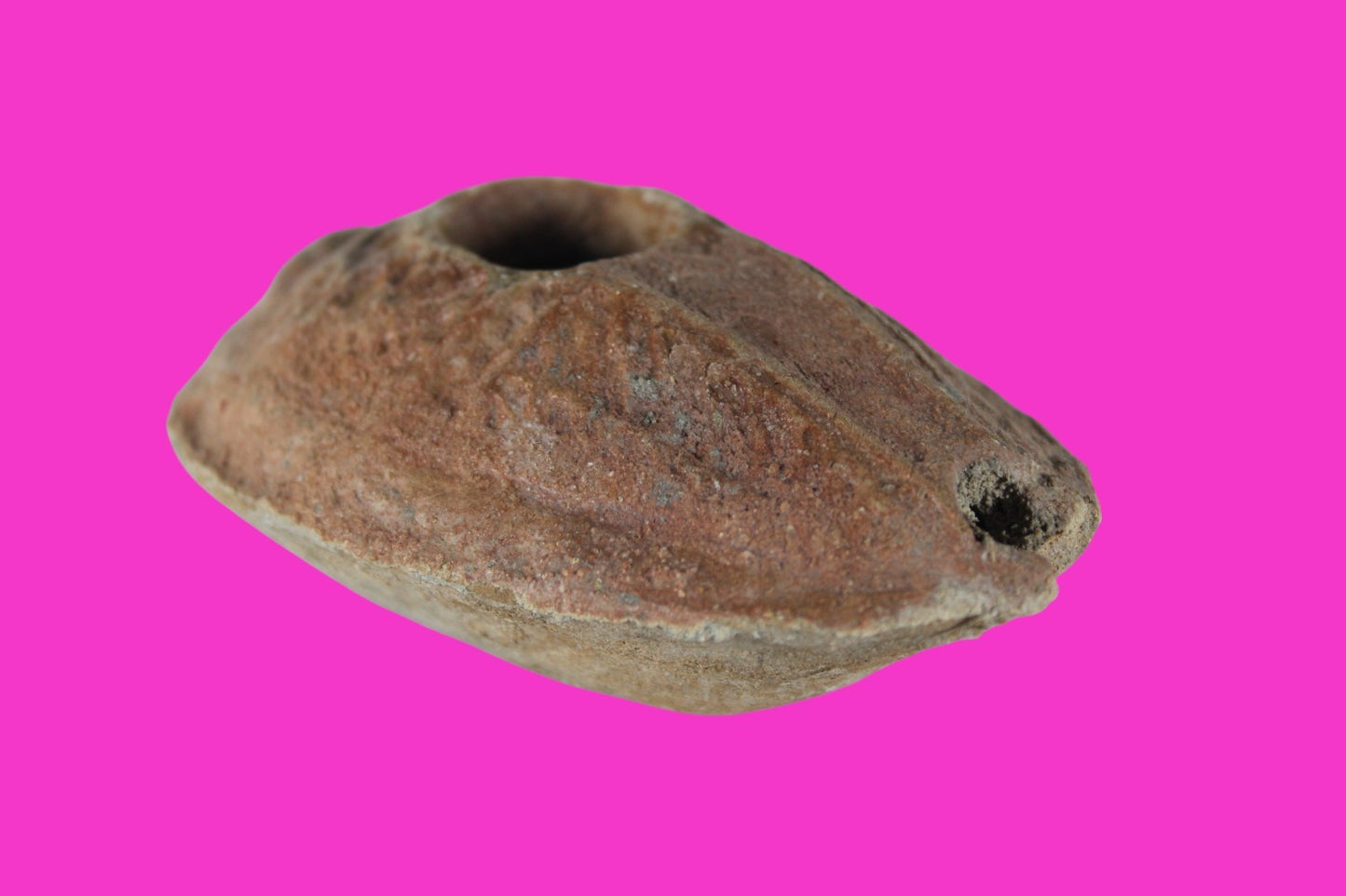 Holy Land Oil Lamp Ancient Artifact Time of the Christians 313-636 AD COA 192