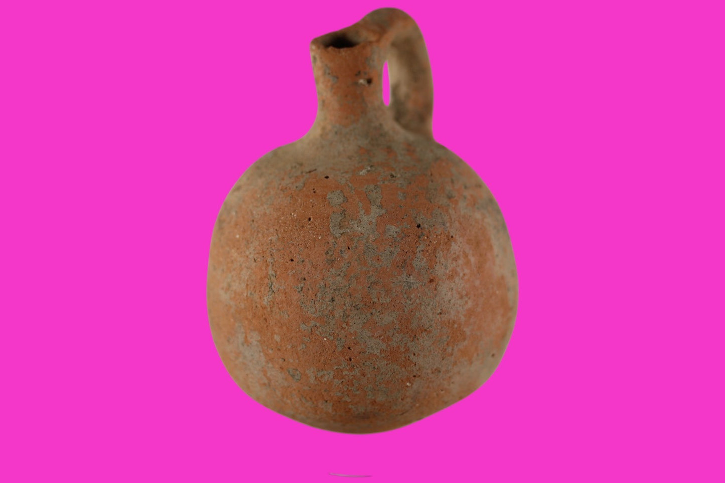 Time of Alexander the Great Holy Land Artifact Ancient Jug 332 BC-63 AD COA 92