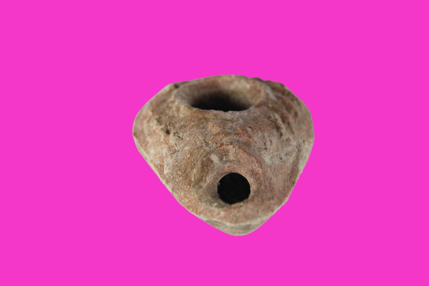 Holy Land Oil Lamp Ancient Artifact Time of the Christians 313-636 AD COA 202