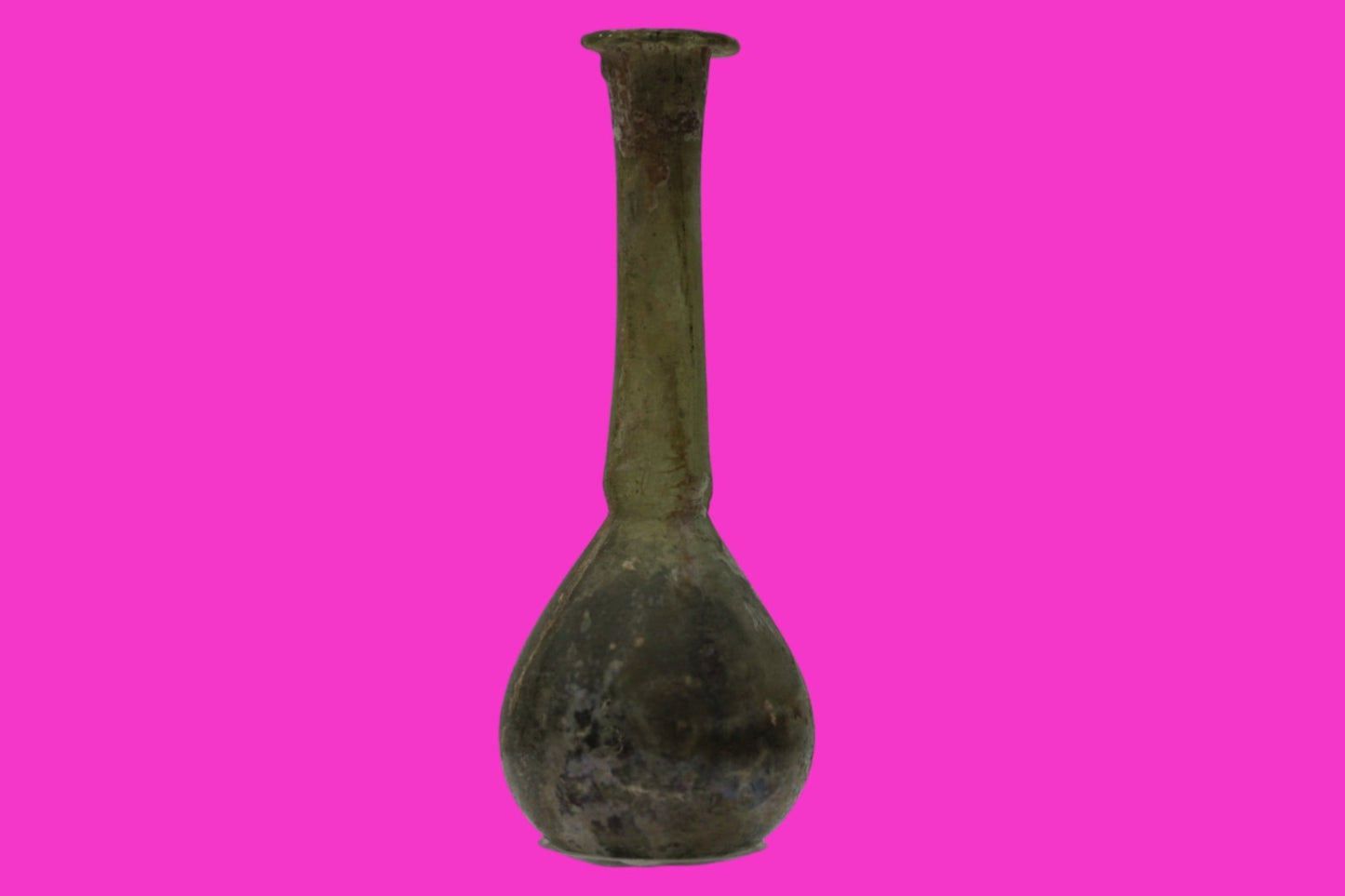 Ancient Holy Land Glass Bottle Authentic Artifact 100-300 AD Roman Era COA J20