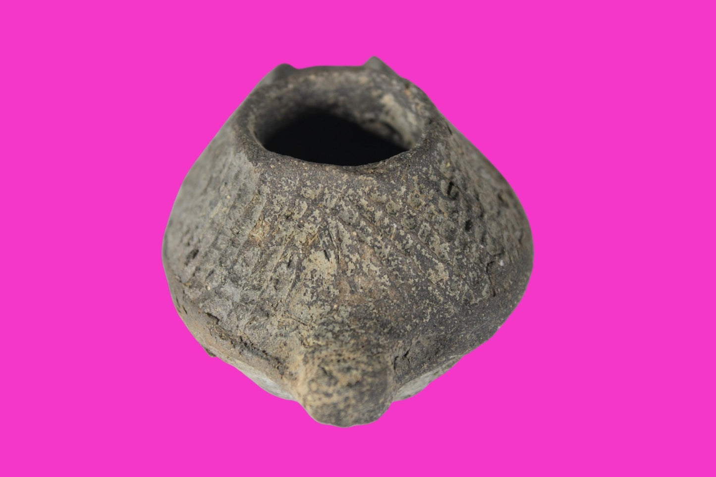 Holy Land Oil Lamp Ancient Artifact Time of the Christians 313-636 AD COA 198