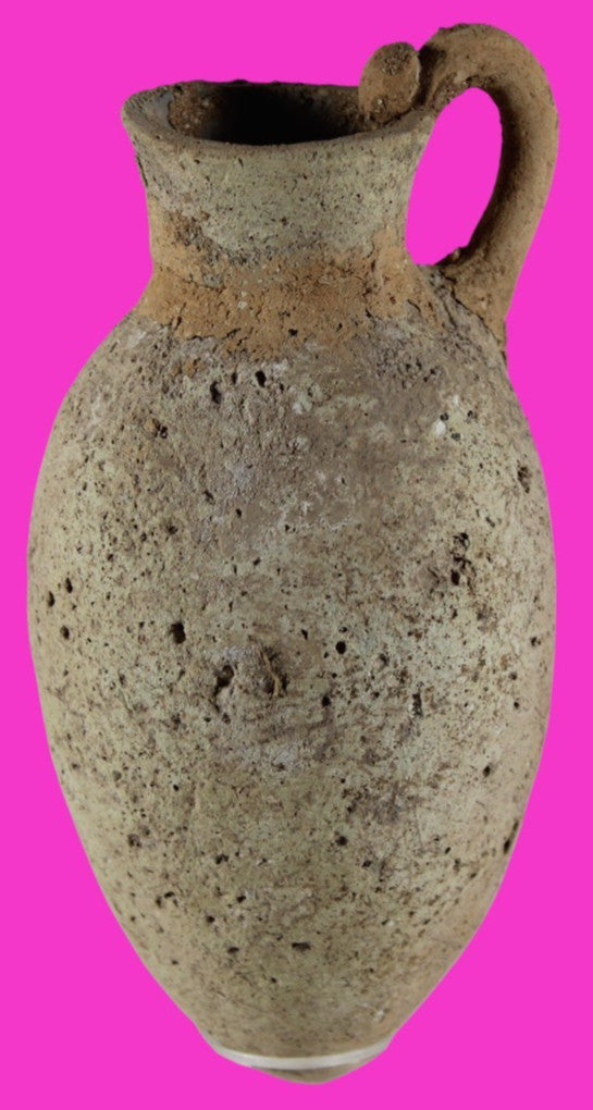 Time of Samson Holy Land Artifact Ancient 3100 Year Old Jug 1200-1000 BC COA 71