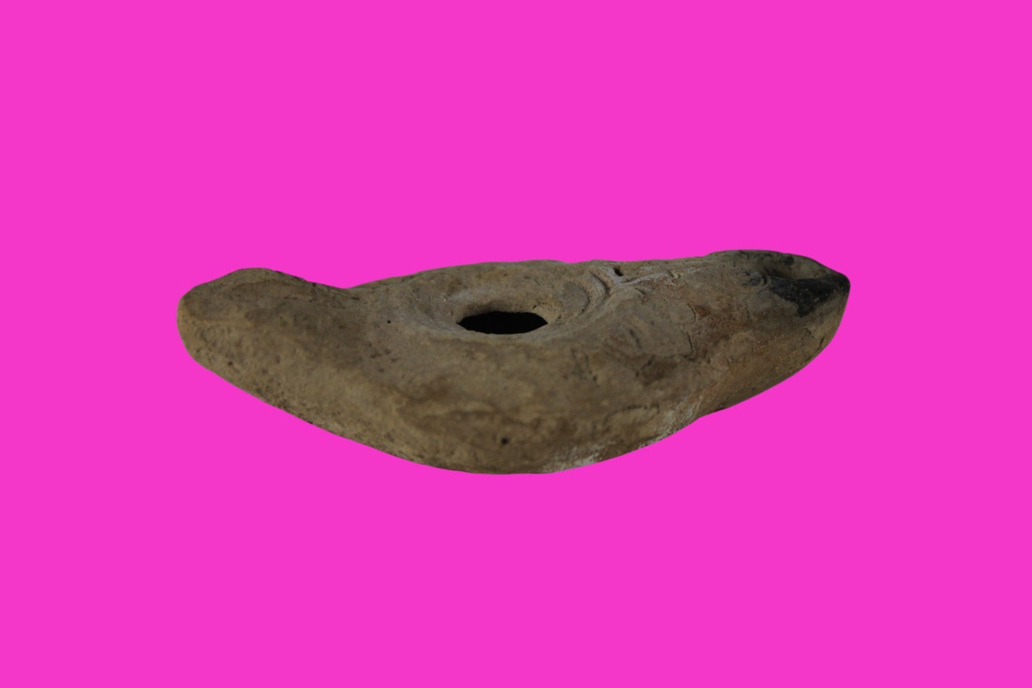 Ancient Holy Land Oil Lamp Artifact Jesus Christ Home Land 100BC-200AD COA 43