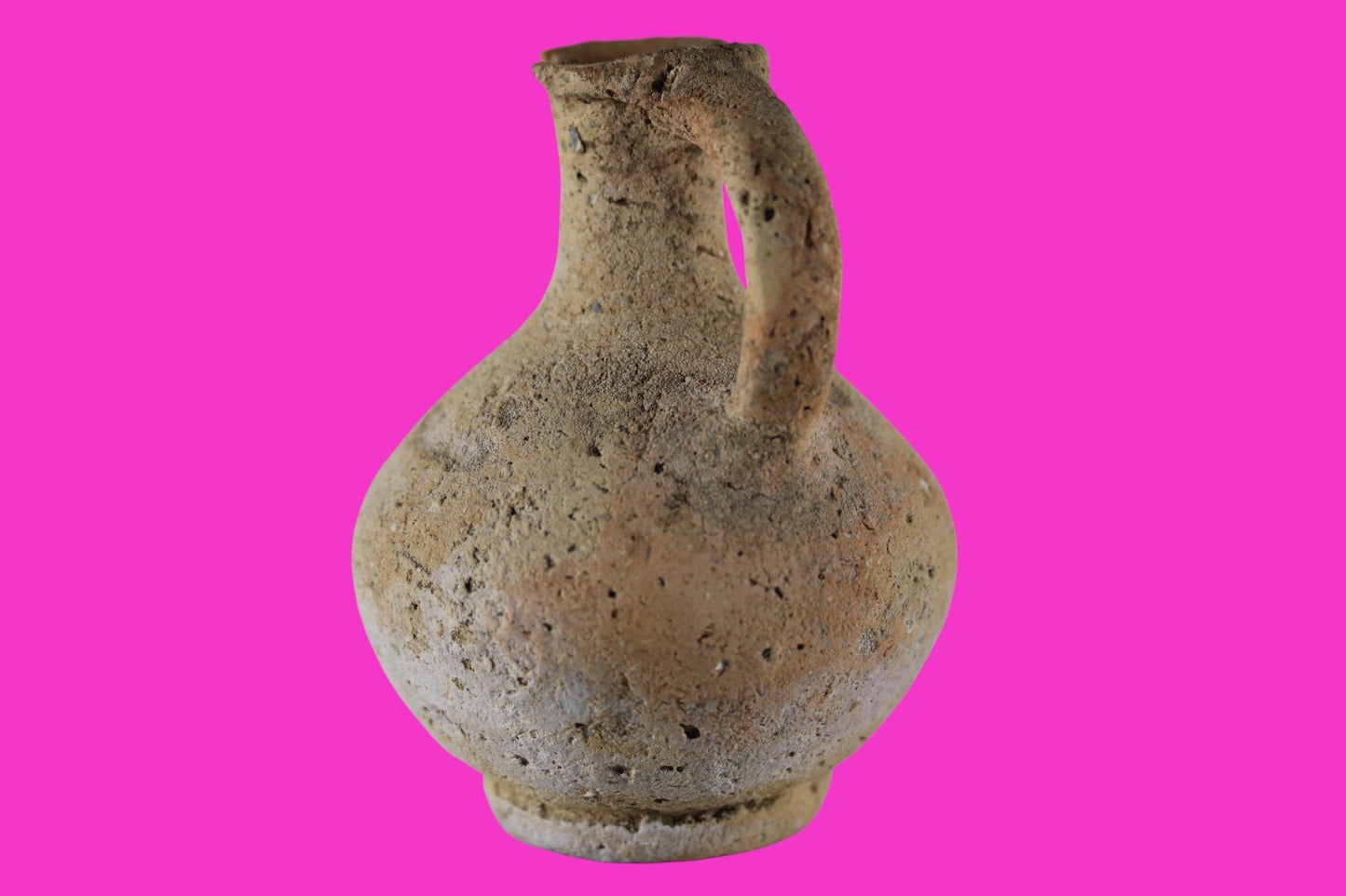 Time of The Christians Holy Land Artifact Ancient Jug Israel 313-636 AD COA 101