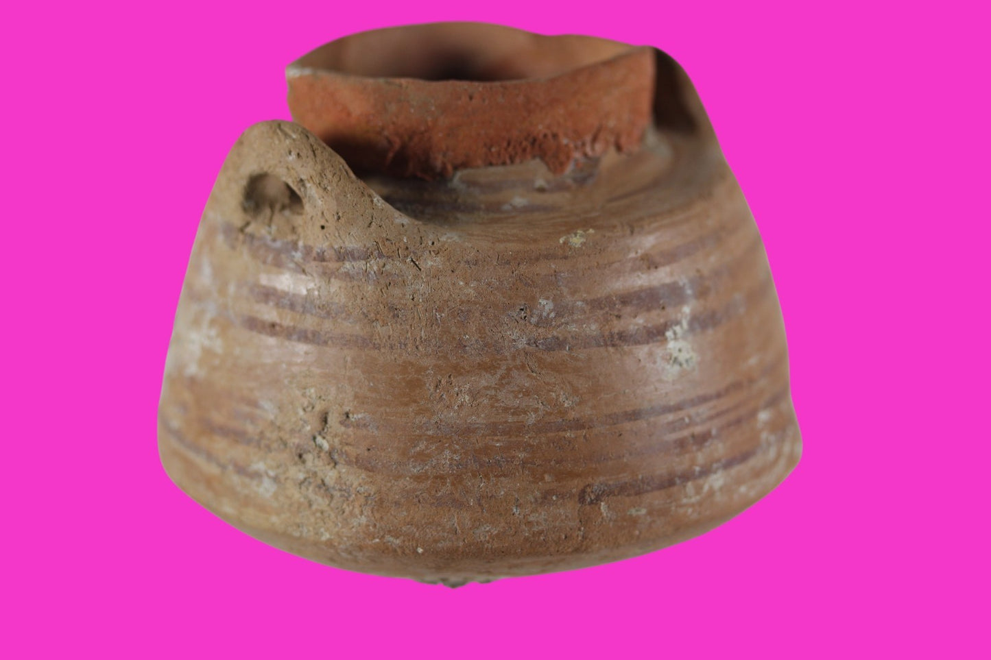 Time of Alexander the Great Holy Land Artifact Ancient Jar 332 BC-63 AD COA 96