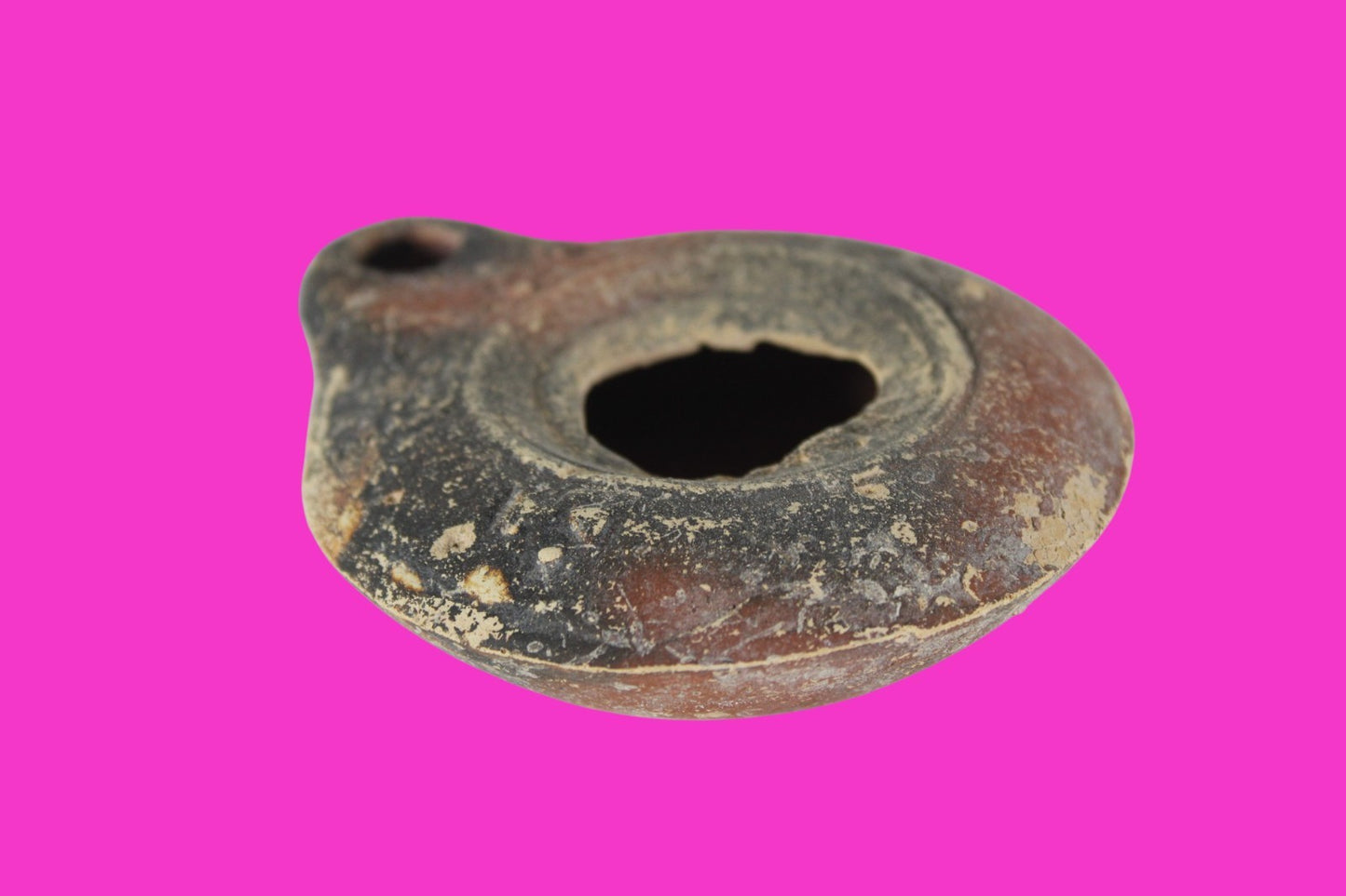Holy Land Oil Lamp Ancient Artifact Time of Jesus & Apostles 313-636 AD COA 150