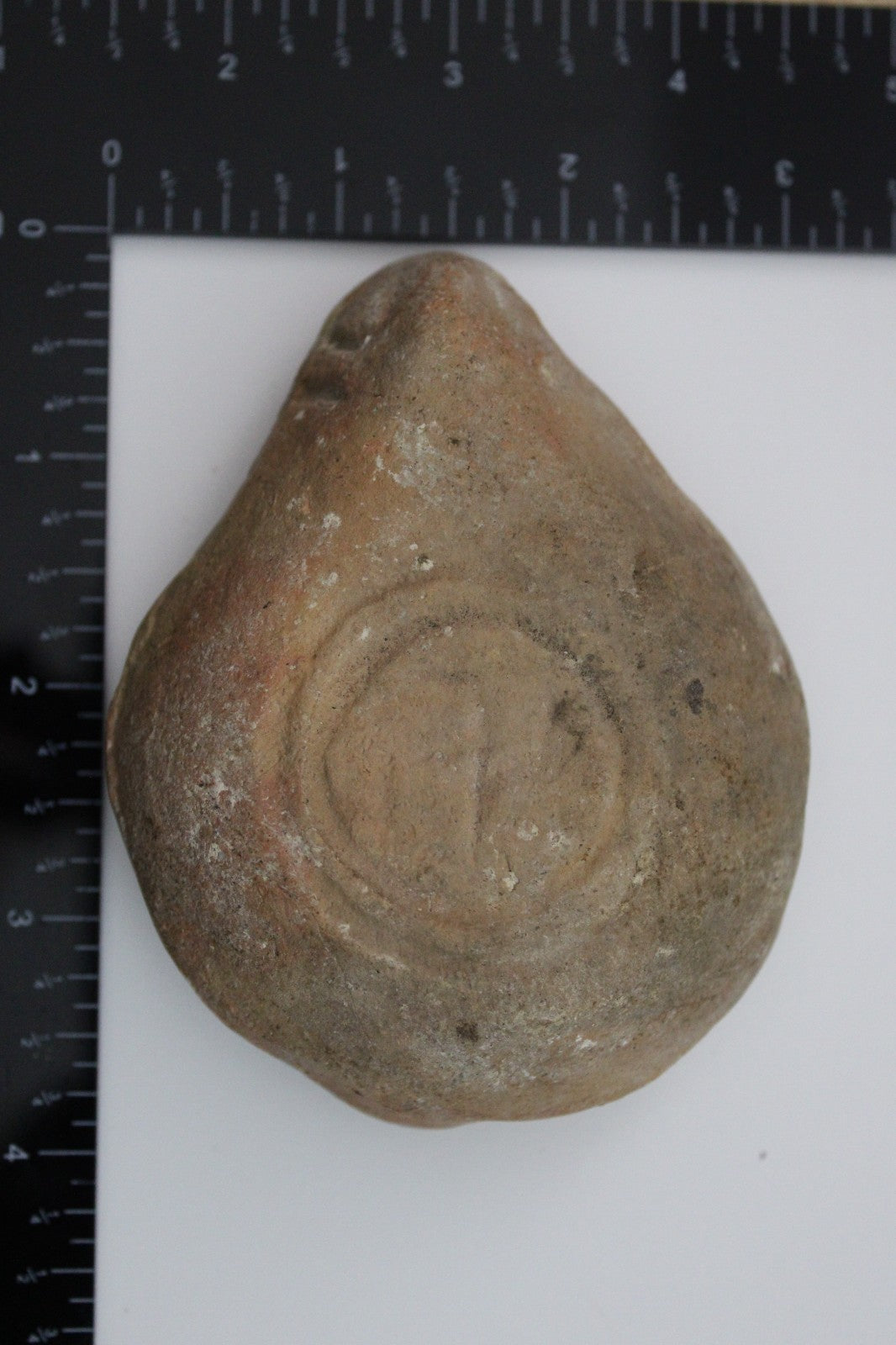 Holy Land Oil Lamp Ancient Artifact Time of the Christians 313-636 AD COA 217