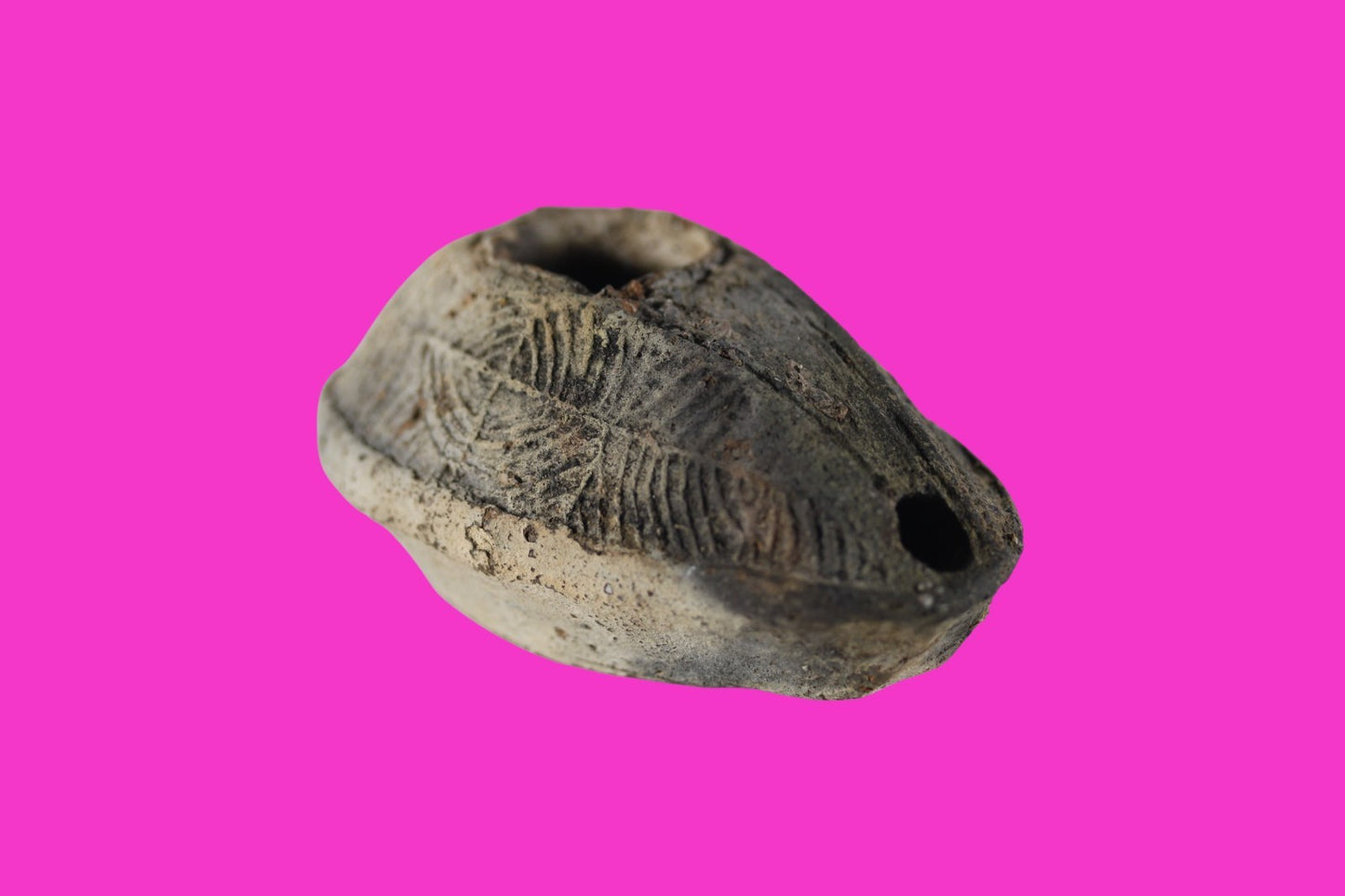 Time of the Christians Oil Lamp Ancient Holy Land Artifact 313-636 AD COA 15