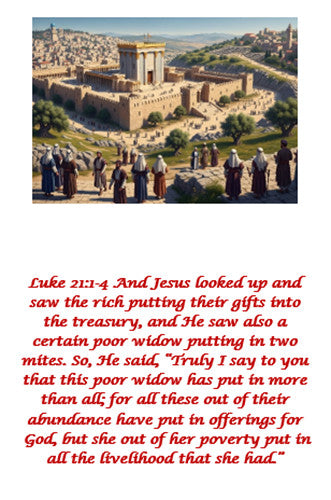 Widows Mite Coin Holy Land Artifact Frameable Display Card Jesus Christ COA F621
