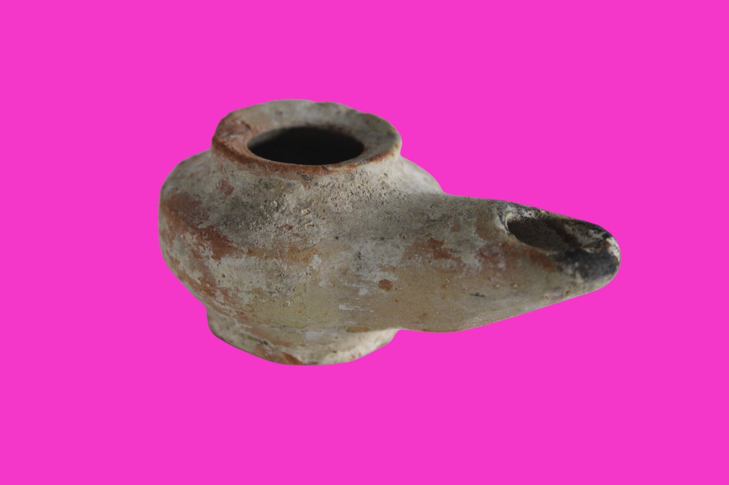 Holy Land Oil Lamp Ancient Artifact Alexander the Great Era 332-63 BC COA 232