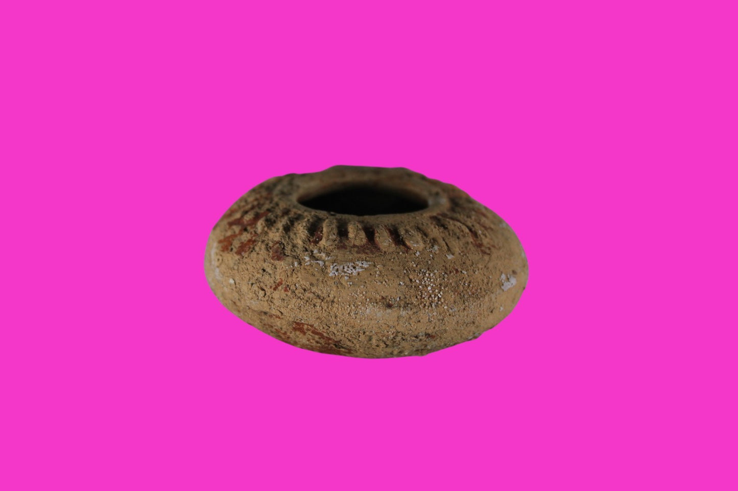 Ancient Holy Land Oil Lamp Artifact Jesus Christ Homeland 100BC-400AD COA 24