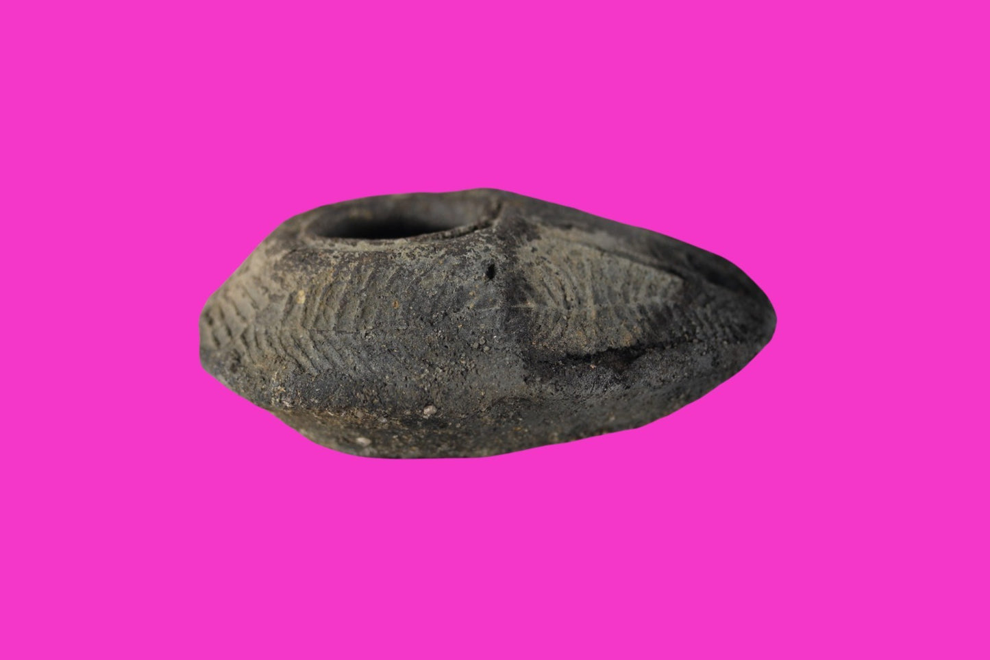 Time of the Christians Oil Lamp Ancient Holy Land Artifact 313-636 AD COA 20