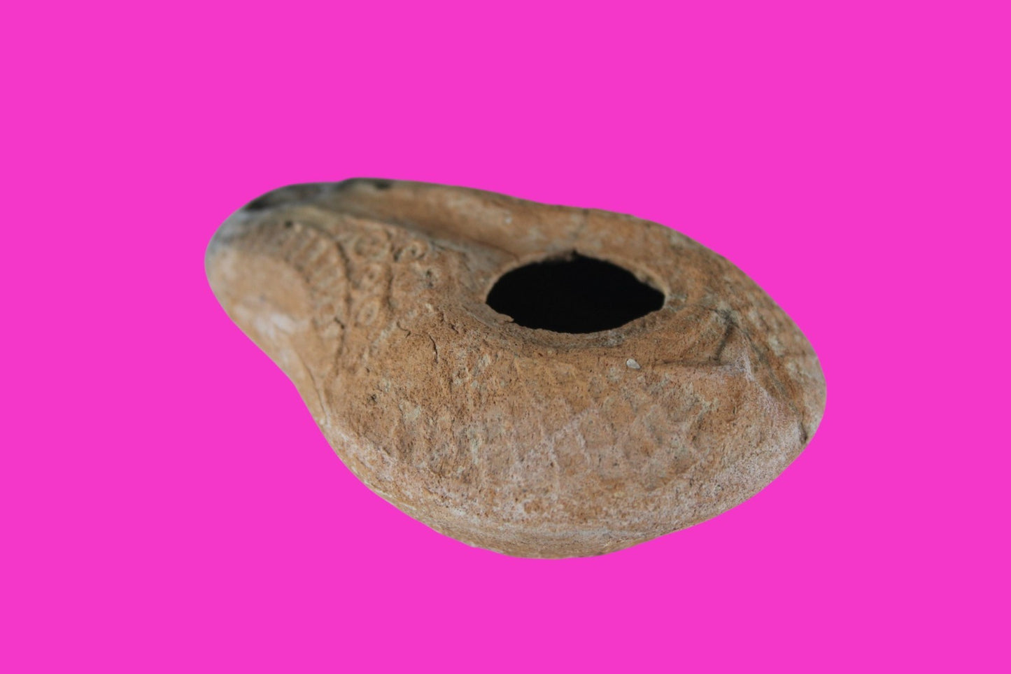 Holy Land Oil Lamp Ancient Artifact Time of Jesus & Apostles 63BC-323AD COA 157