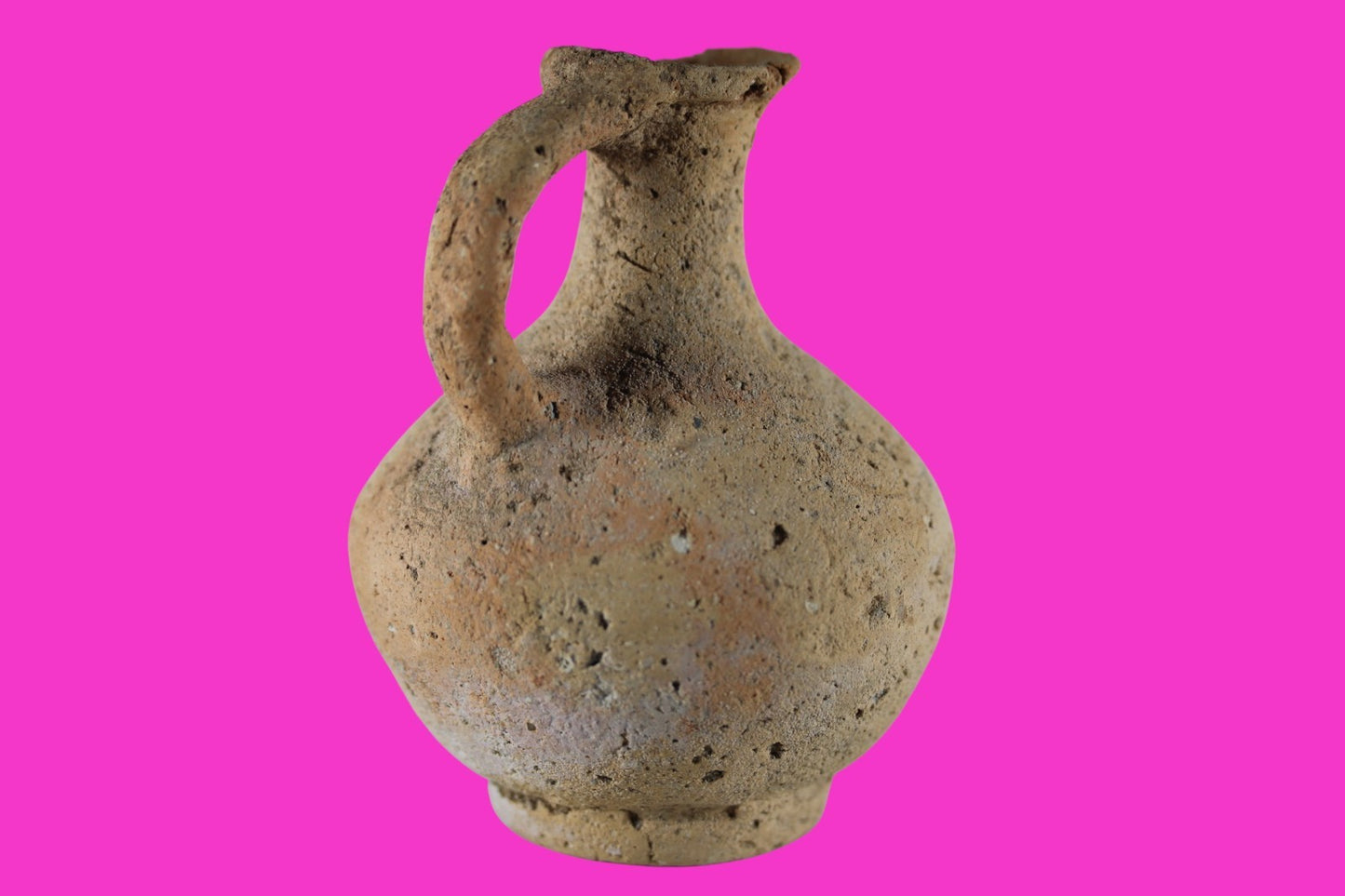 Time of The Christians Holy Land Artifact Ancient Jug Israel 313-636 AD COA 101