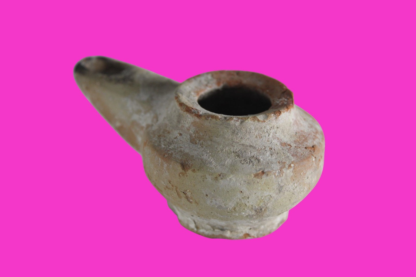 Holy Land Oil Lamp Ancient Artifact Alexander the Great Era 332-63 BC COA 232