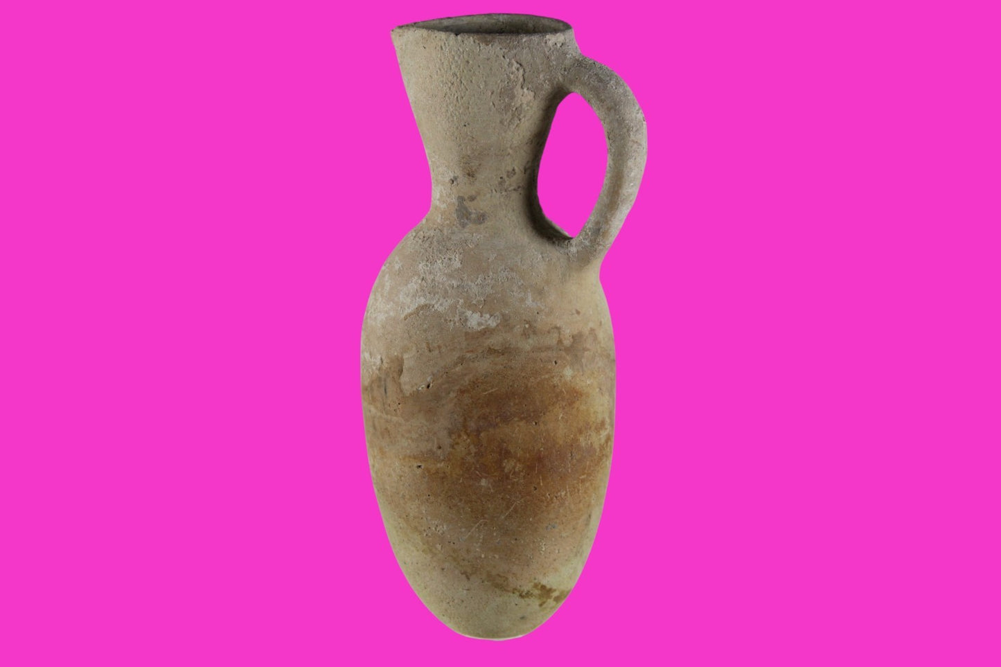 Time of Samson Holy Land Artifact Ancient 3100 Year Old Jug 1200-1000 BC COA 70