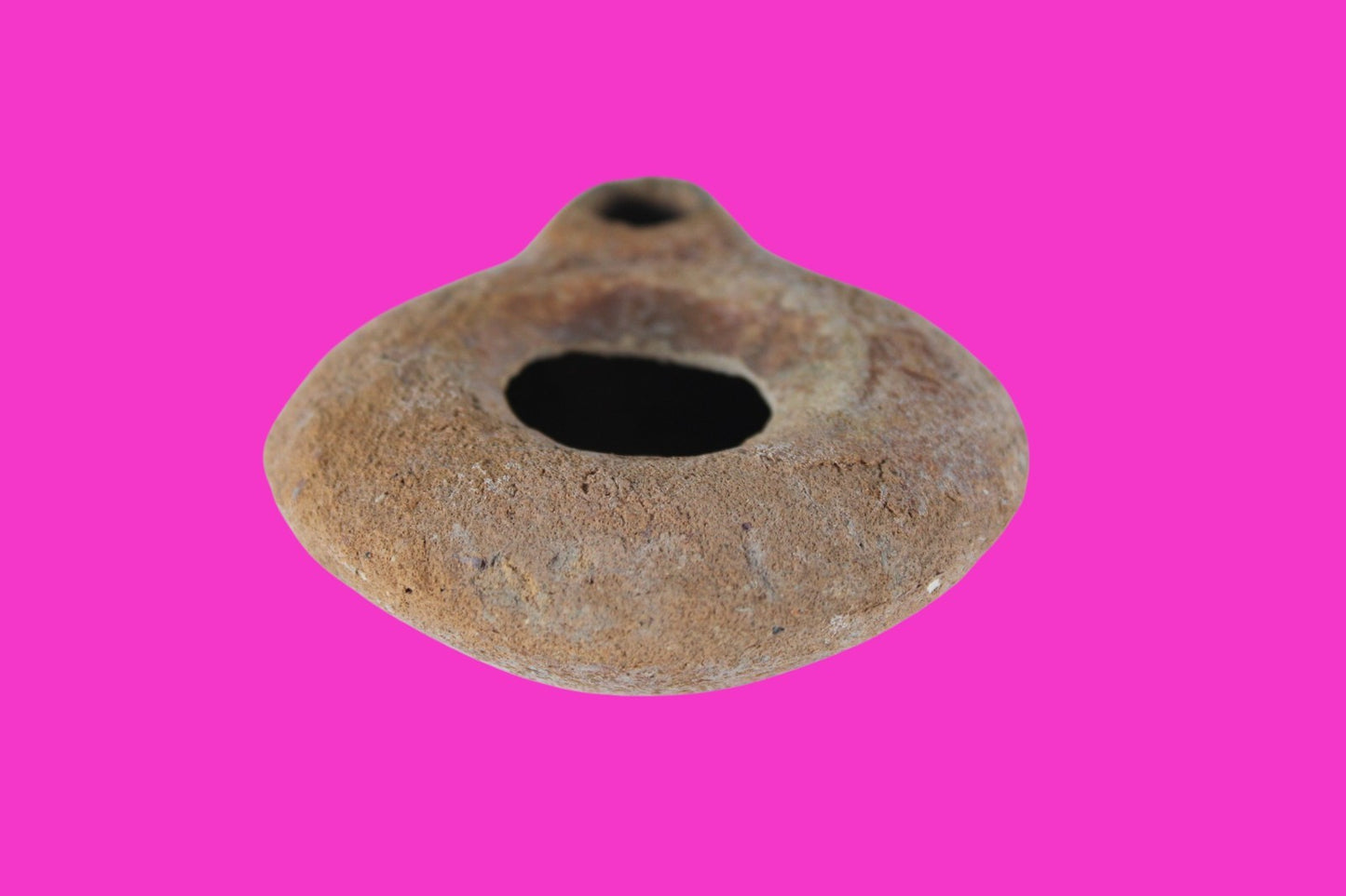 Holy Land Oil Lamp Ancient Artifact Time of Jesus & Apostles 63BC-323AD COA 161