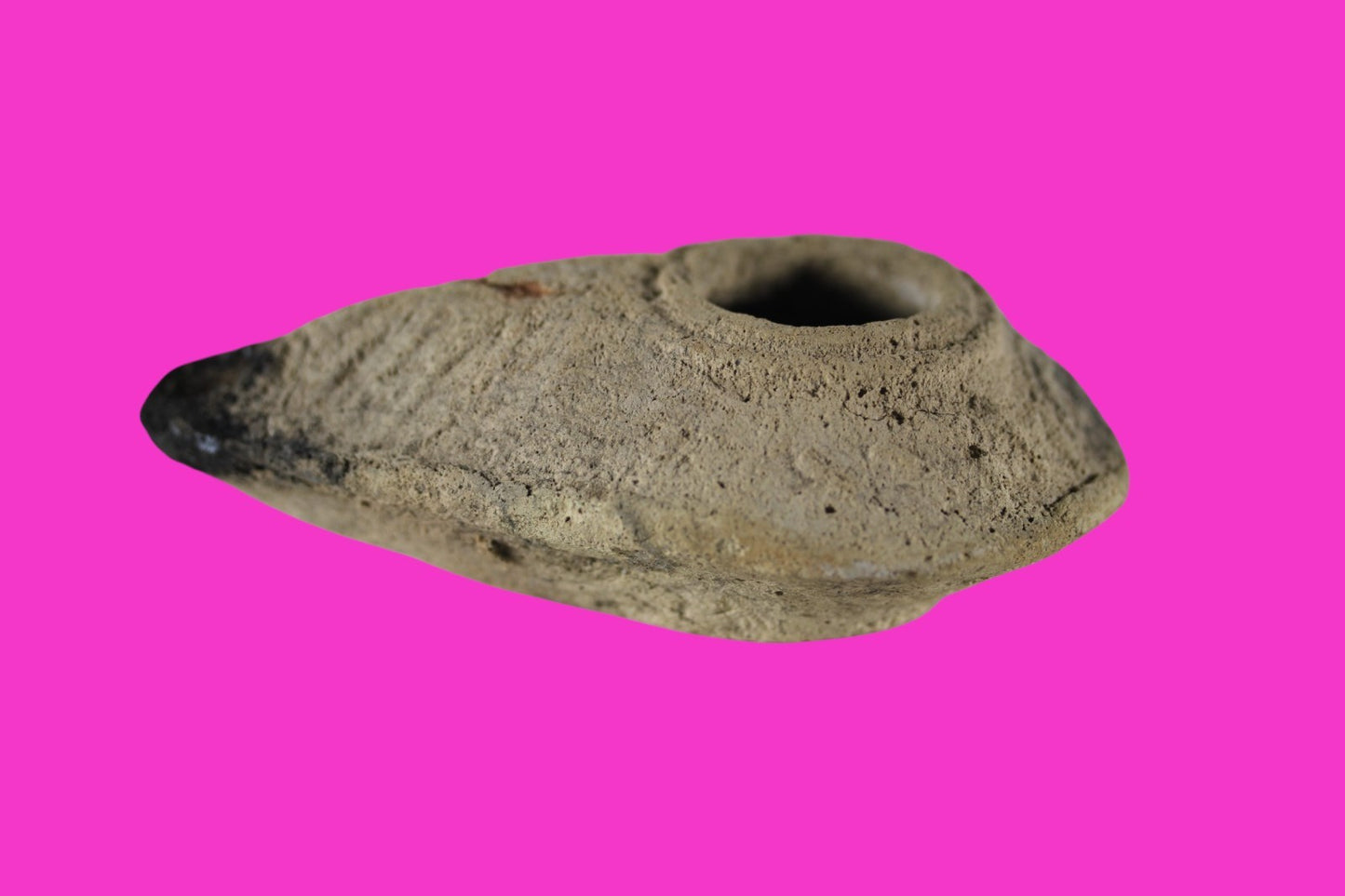 Time of the Christians Oil Lamp Ancient Holy Land Artifact 313-636 AD COA 13