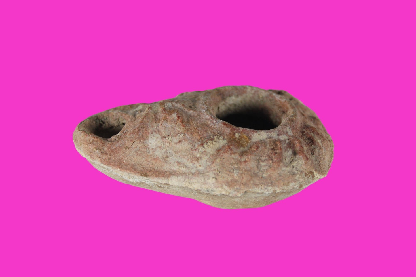 Holy Land Oil Lamp Ancient Artifact Time of the Christians 313-636 AD COA 202