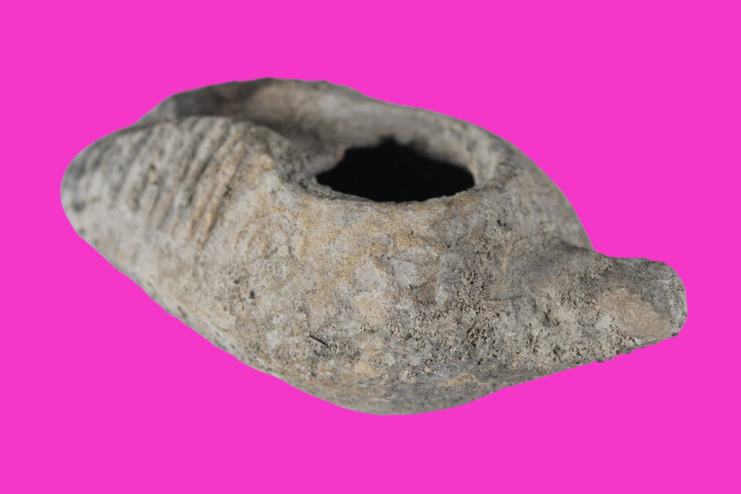 Holy Land Oil Lamp Ancient Artifact Time of the Christians 313-636 AD COA 220
