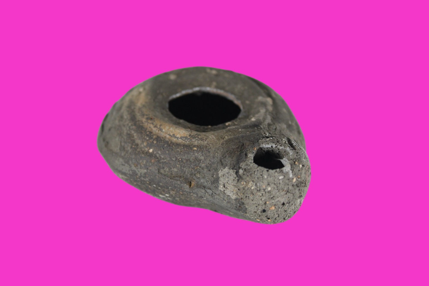 Holy Land Oil Lamp Ancient Artifact Time of Jesus & Apostles 63BC-323AD COA 149