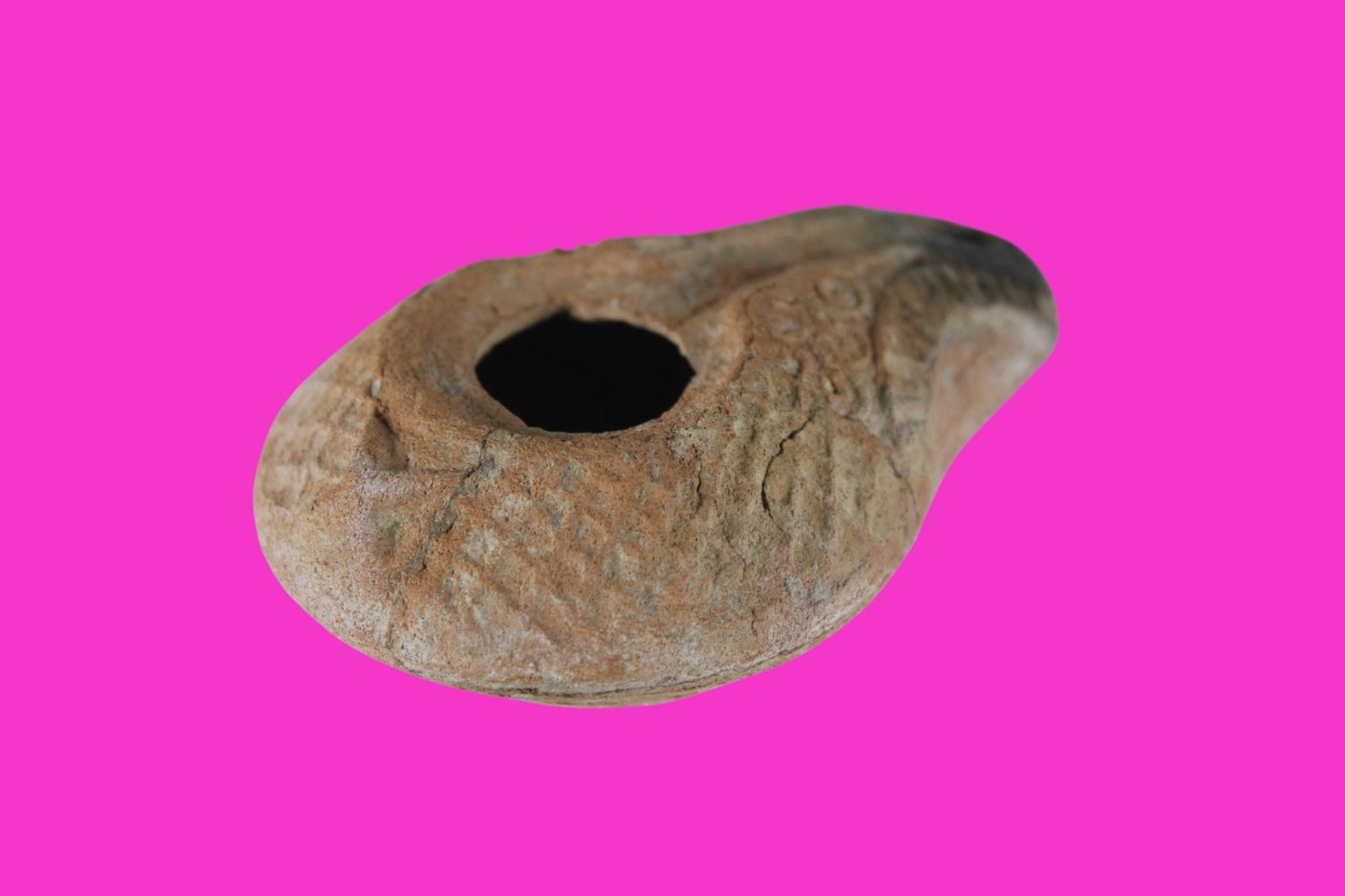 Holy Land Oil Lamp Ancient Artifact Time of Jesus & Apostles 63BC-323AD COA 157