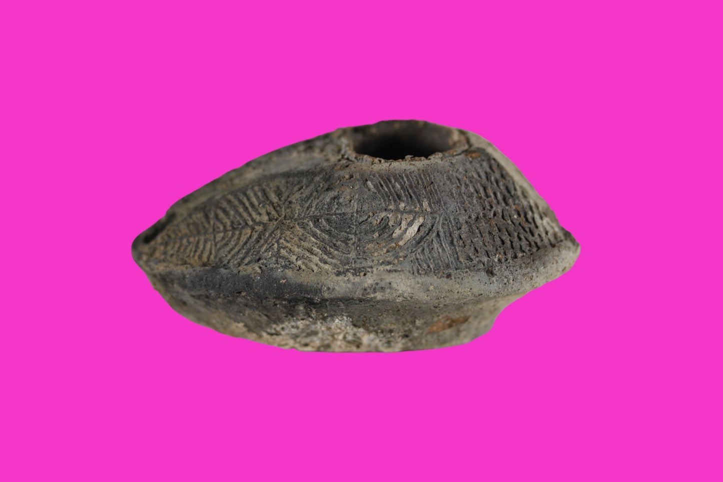 Time of the Christians Oil Lamp Ancient Holy Land Artifact 313-636 AD COA 15