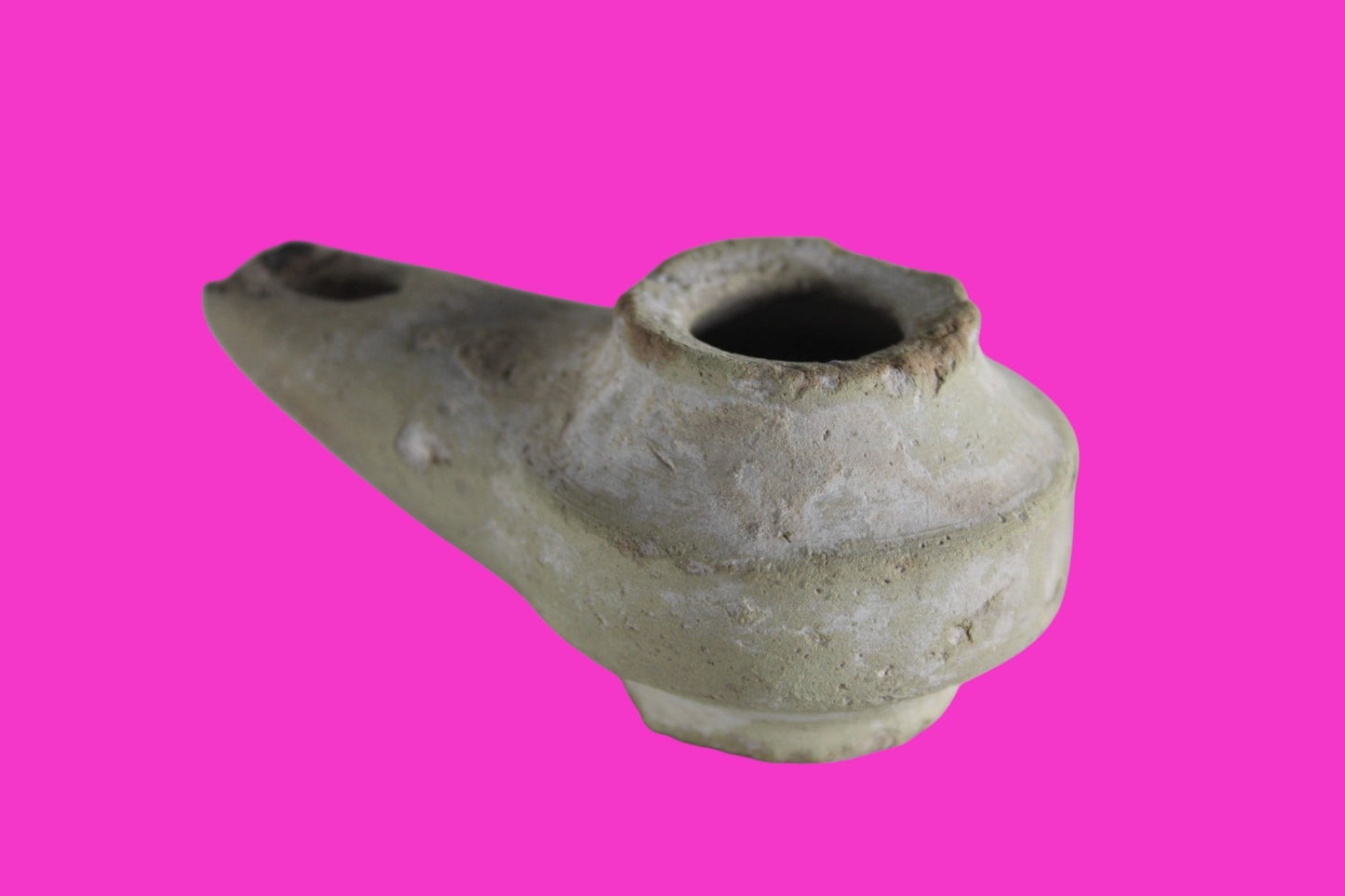 Holy Land Oil Lamp Ancient Artifact Alexander the Great Era 332-63 BC COA 229