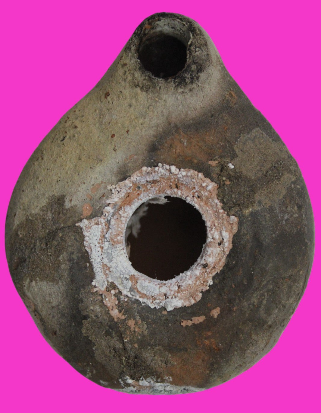 Holy Land Oil Lamp Ancient Artifact Time of Jesus & Apostles 63BC-323AD COA 156
