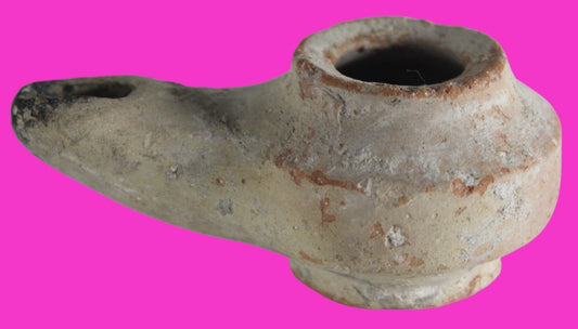 Holy Land Oil Lamp Ancient Artifact Alexander the Great Era 332-63 BC COA 233