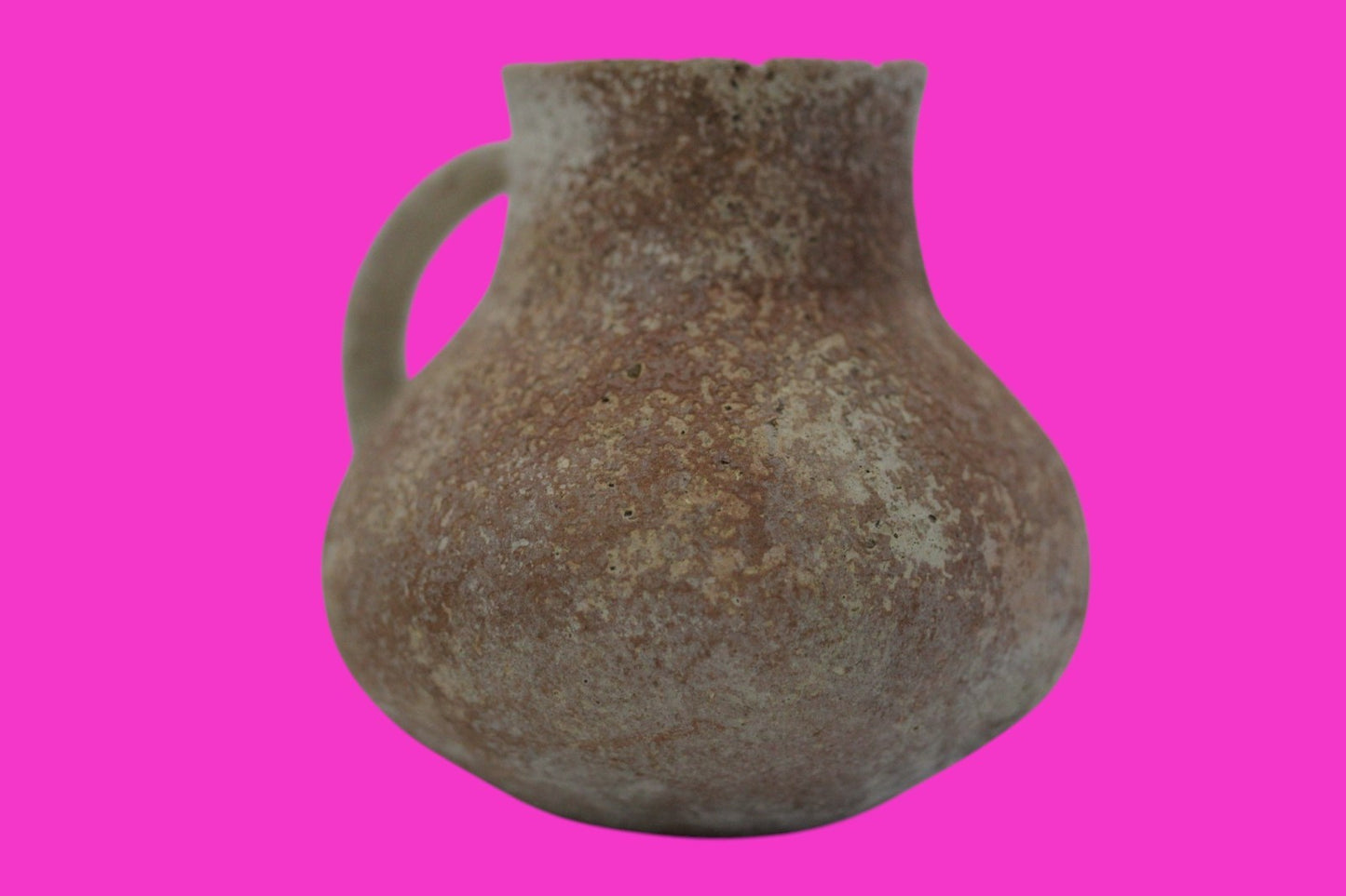 Holy Land Authentic Artifact Jesus Christ Home Land Juglet 100BC-400AD COA J35