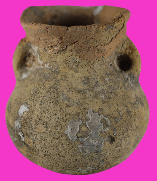 Time of Alexander the Great Holy Land Artifact Ancient Jar 332 BC-63 AD COA 91