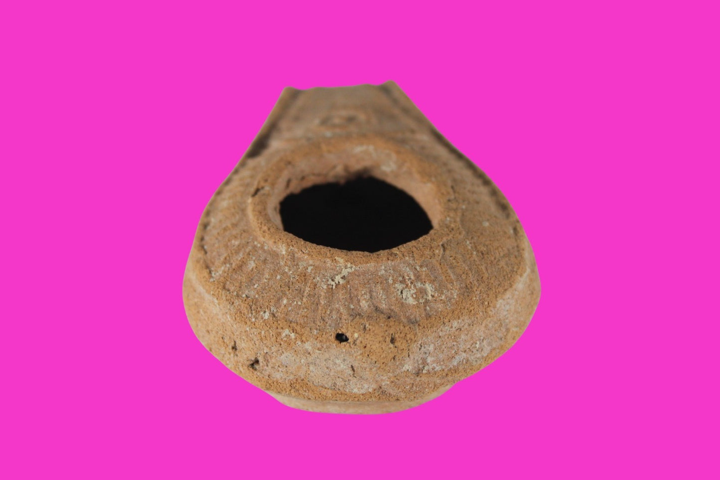 Holy Land Oil Lamp Ancient Artifact Time of Jesus & Apostles 63BC-323AD COA 152