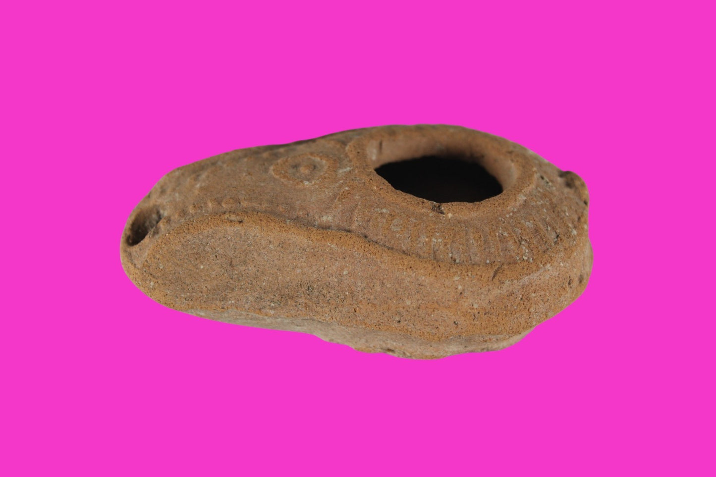 Holy Land Oil Lamp Ancient Artifact Time of Jesus & Apostles 63BC-323AD COA 152