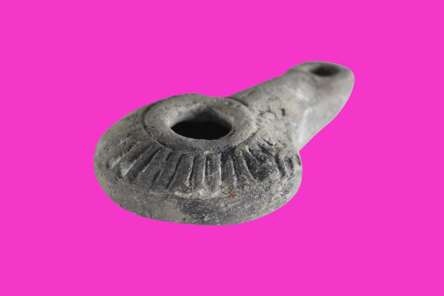 Holy Land Oil Lamp Ancient Artifact Alexander the Great Era 332-63 BC COA 227