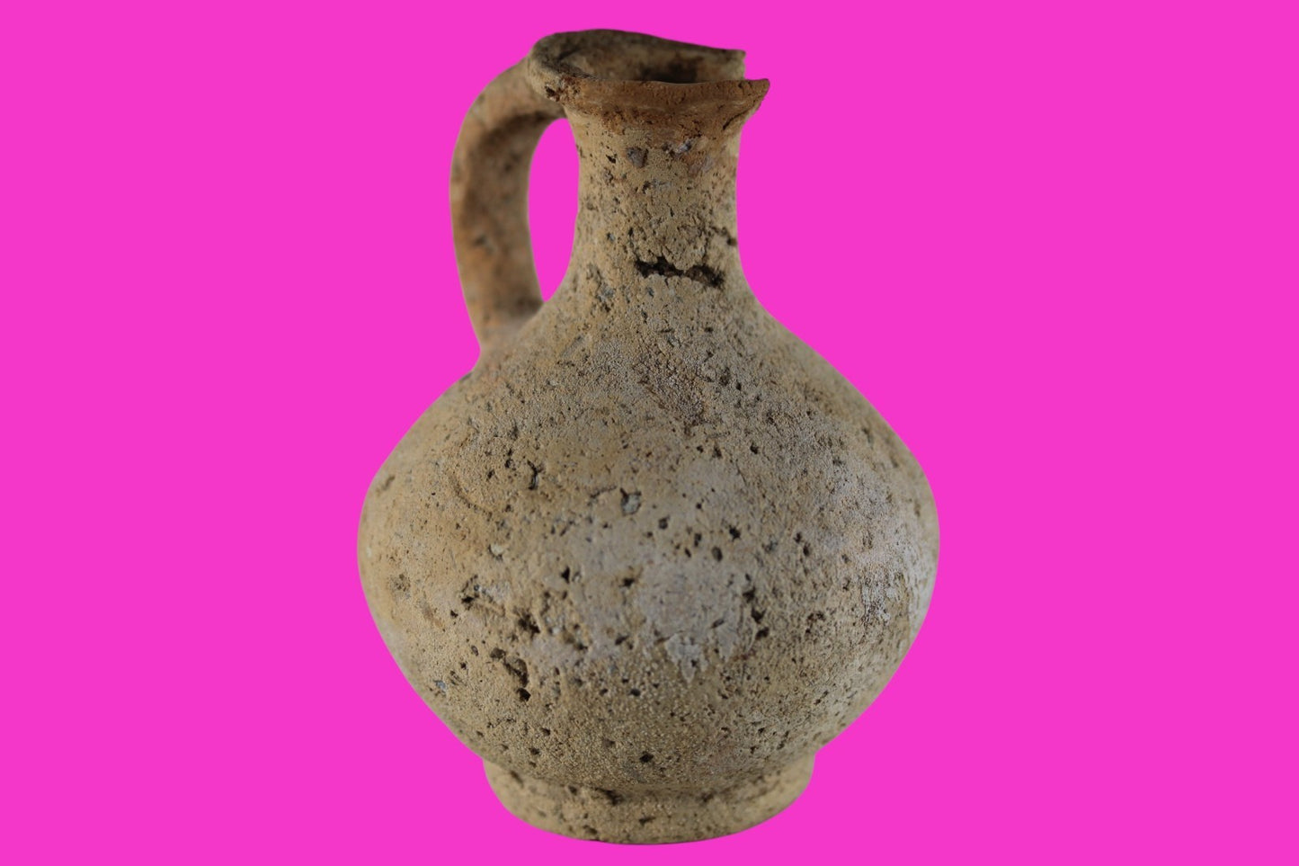 Time of The Christians Holy Land Artifact Ancient Jug Israel 313-636 AD COA 101
