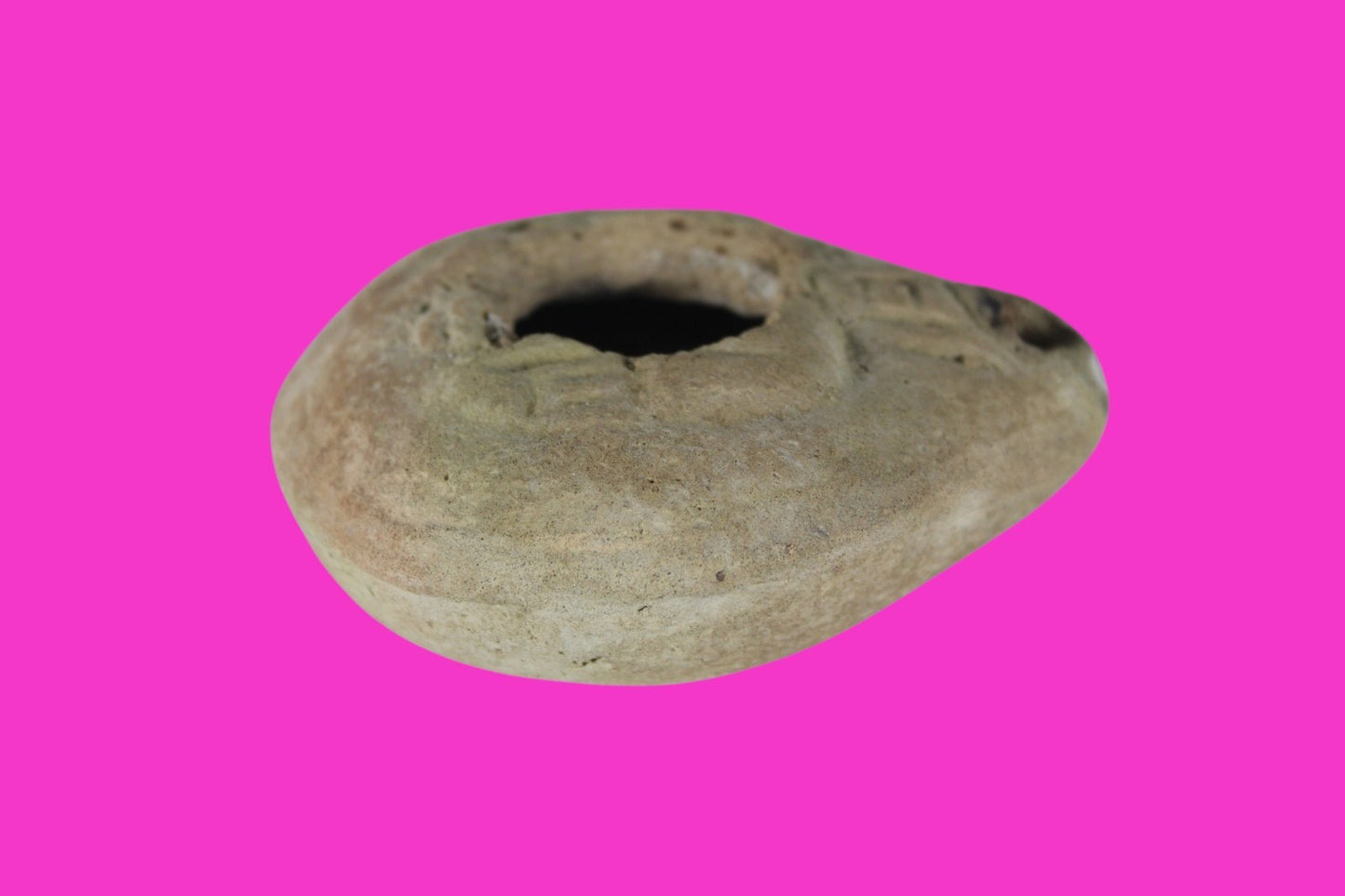 Holy Land Oil Lamp Ancient Artifact Time of Jesus & Apostles 63BC-323AD COA 142