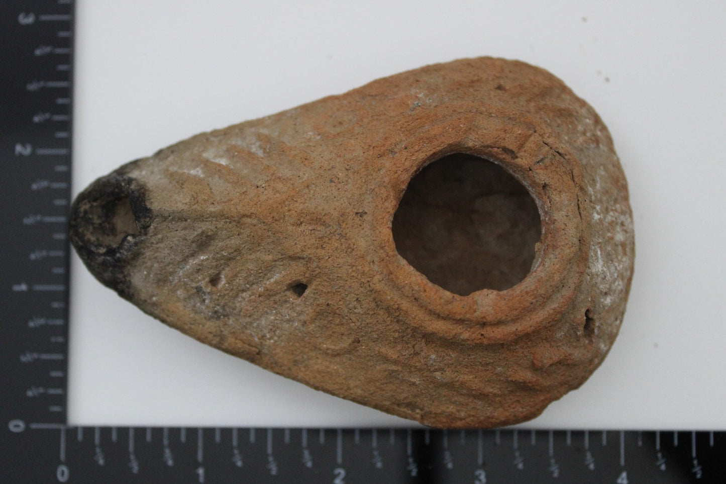 Time of the Christians Oil Lamp Ancient Holy Land Artifact 313-636 AD COA 03