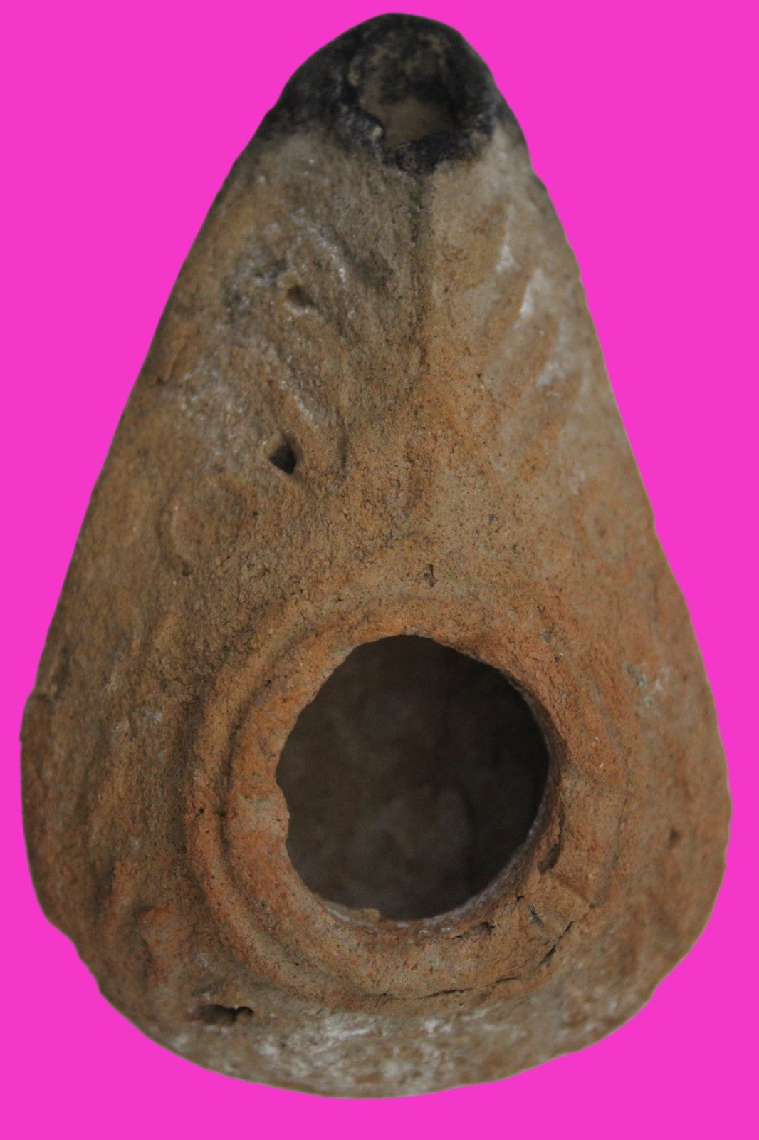 Time of the Christians Oil Lamp Ancient Holy Land Artifact 313-636 AD COA 03