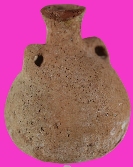 Time of Samson Holy Land Artifact Ancient Rare Anointing Jar 1200-1000 BC COA 82